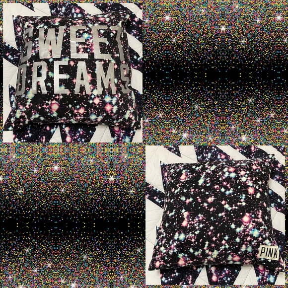 Victoria’s Secret PINK Galaxy full/queen comforter sheet set Aztec bins duffel++ - Picture 7 of 13